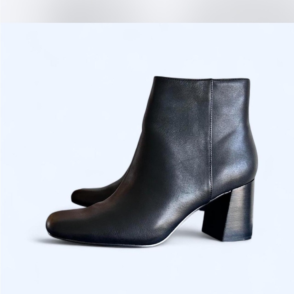 Luxury Italy Black Leather boots ♠️ - Picture 2 of 6